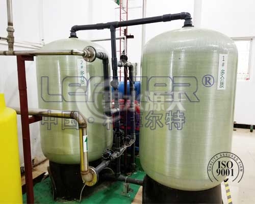 40噸每小時(shí)玻璃鋼多介質(zhì)過濾器